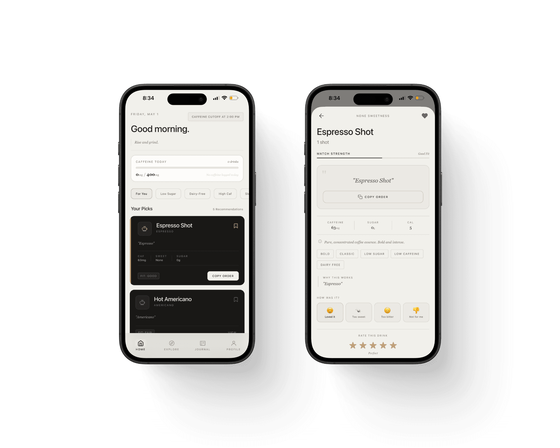 Sipory — iOS App · Consumer case study by Eximius Studio